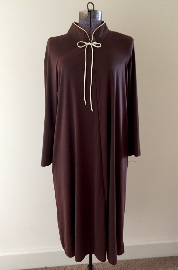 Vintage 1970s Vassarette Nylon Nightgown Loungewear R… - Gem