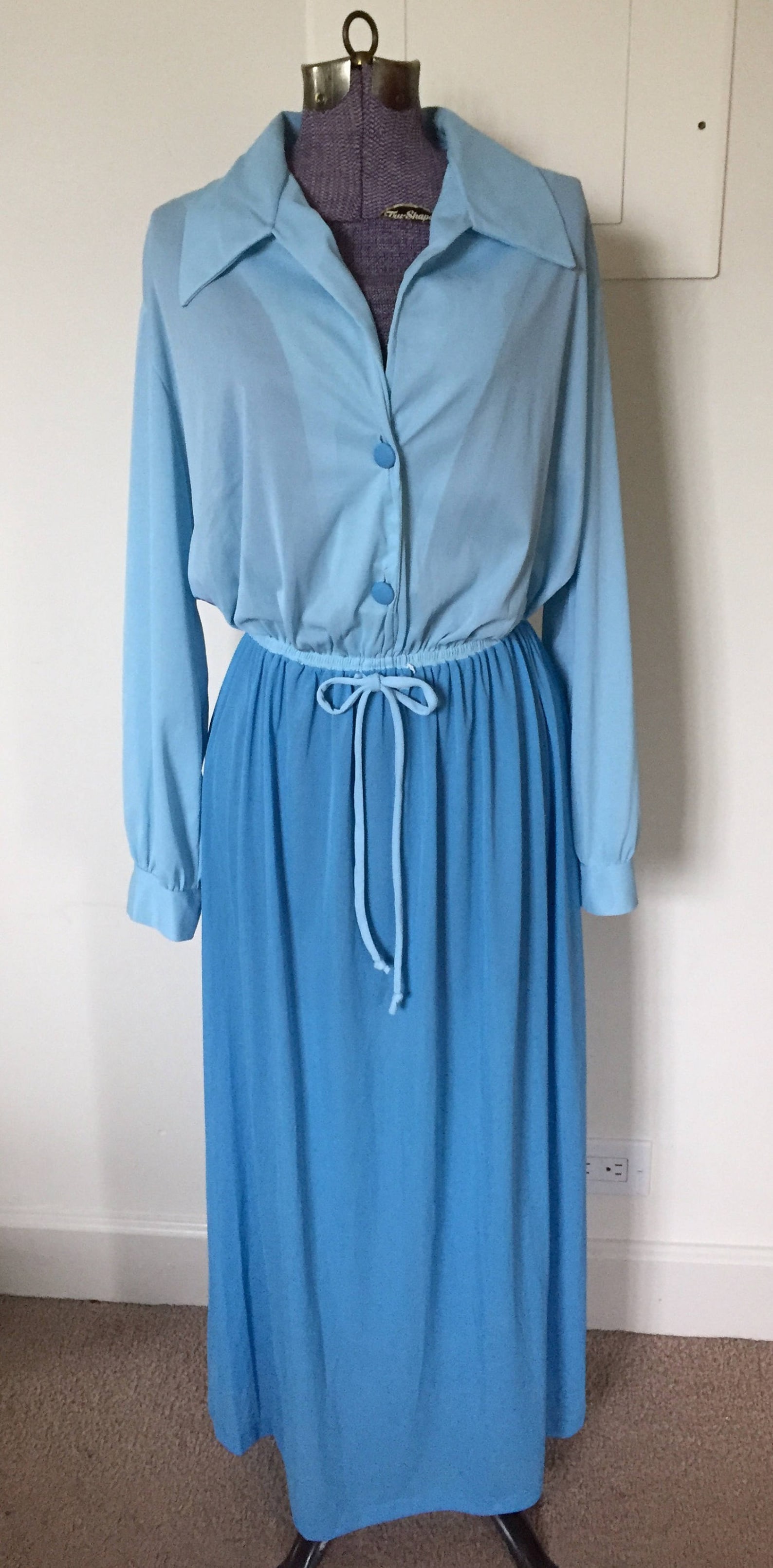 Vintage 1970s maxi Nightgown RARE Lane Bryant Plus Size 1x Etsy
