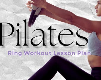 Plan de clase de Pilates en anillas: Entrenamiento corporal completo de nivel intermedio (Descargar PDF)
