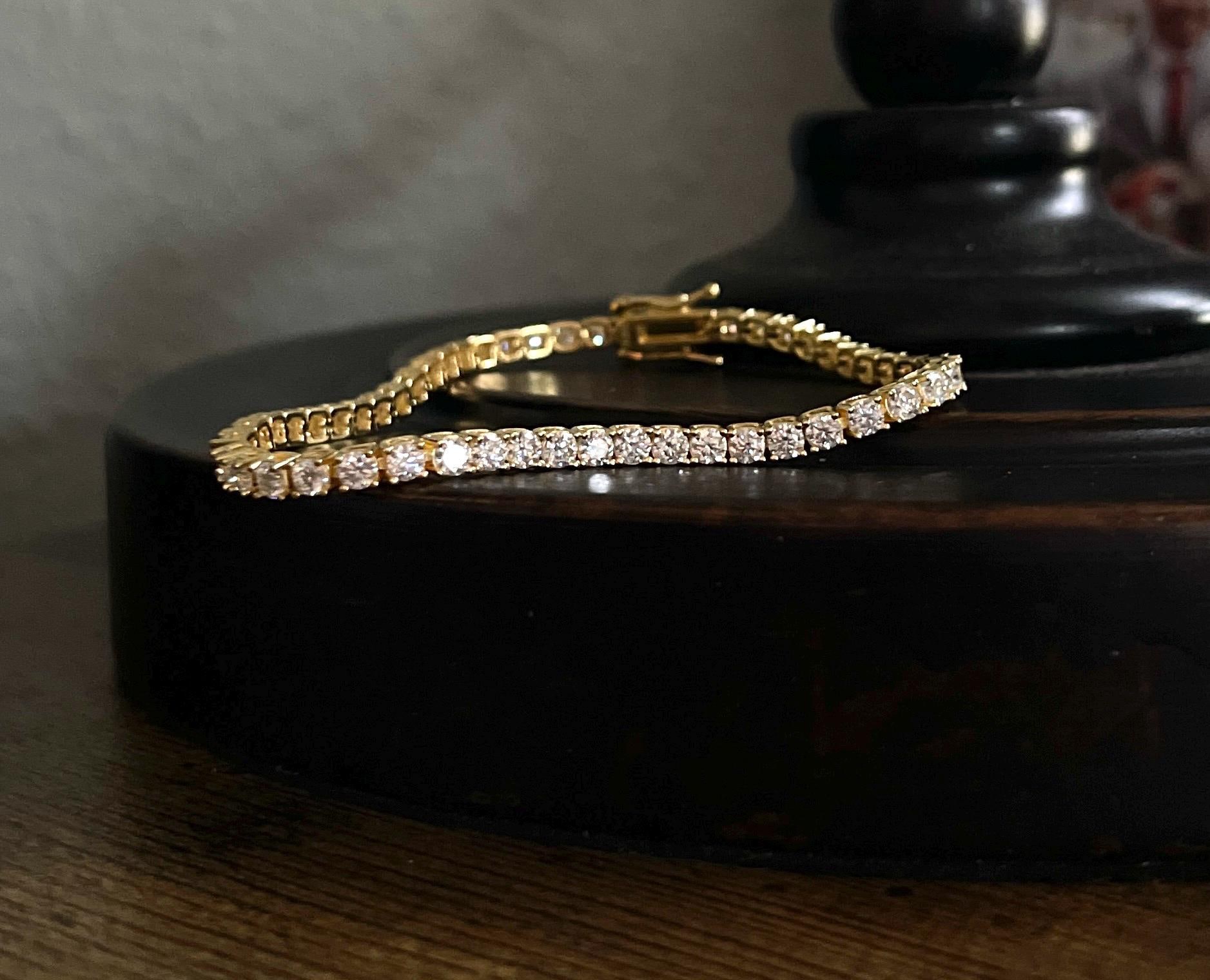 Sparkle Tennis Chain - Etsy