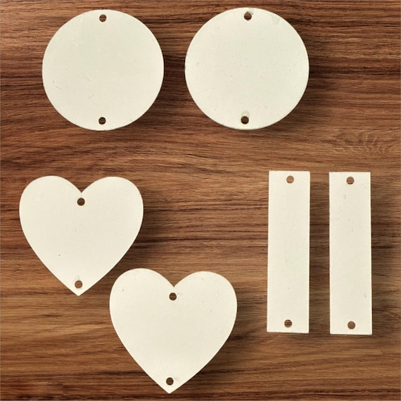 MDF Sublimation Earring Blanks: DIY Heat Press, Double Sided