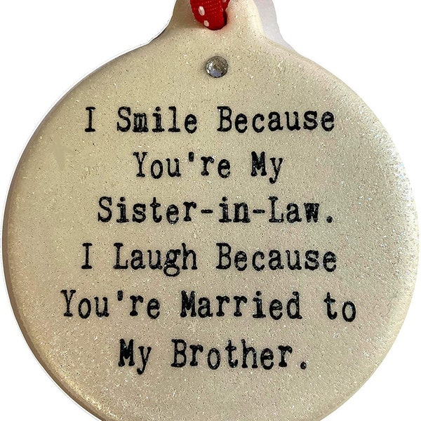 Bonus Sister Gift, Sister In Law Gift, Sister Of The Groom