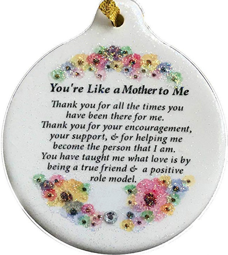 Like a Mother to Me Inspirational * Porcelain Ornament Rhinestone - Etsy