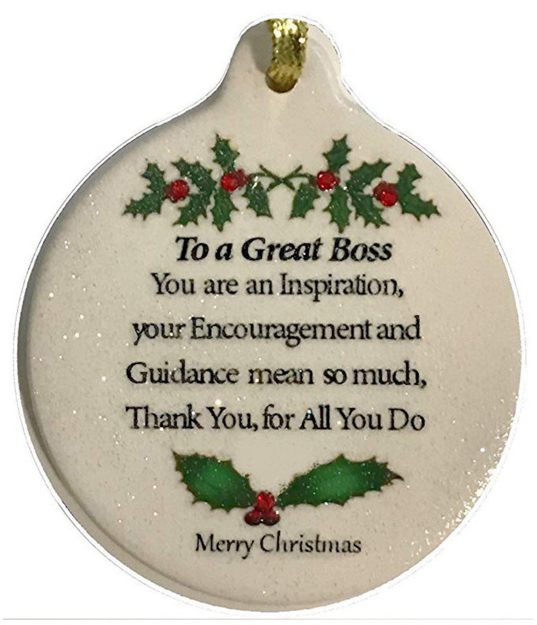 Great Boss Porcelain Ornament Gift Boxed Manager Leader Etsy