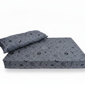 PawColchón Premium Orthopedic Bed for Dogs and Cats – Thick, Waterproof, Washable, Durable and with Extra Pillow