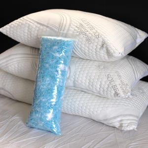Adjustable Cooling Memory Foam Pillow,Shredded memory foam pillow,Best pillow for neck pain,Customizable loft pillow