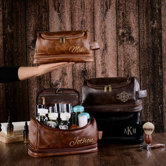 hanging toiletry bag travel dopp kit Leather Bag Yes / Coffee designed for both style 12 Best Dopp Kits and