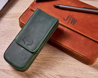 Personalizowany skórzany długopis, uchwyt na długopisy 3/6/12, podróżny długopis, pudełko do ekspozycji długopisów, organizer do przechowywania długopisów, prezent dla niego, dzień ojca