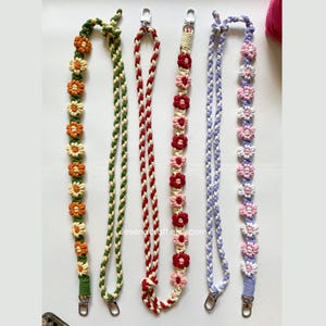 Macrame Adjustable Phone Strap | Handmade Boho Crossbody Phone Lanyard