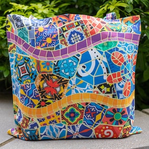 Spanish Gaudi Tote Bag – Handmade in Hertfordshire, England