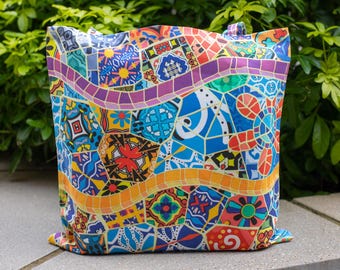Spanish Gaudi Tote Bag – Handmade in Hertfordshire, England