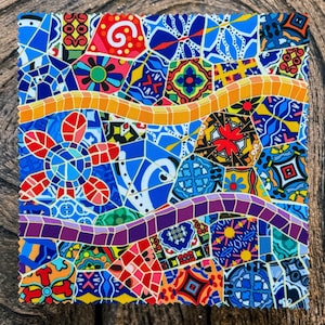 Spanish Gaudi Lens Cleaning Cloth – Handmade in Hertfordshire, England