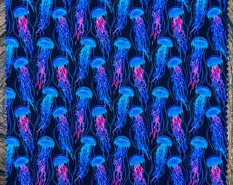 Neon Jellyfish Lens Cleaning Cloth – Handmade in Hertfordshire, England