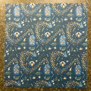 Midnight Fireflies Lens Cleaning Cloth – Handmade in Hertfordshire, England