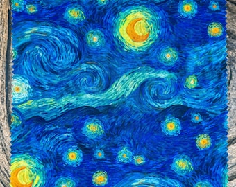 Starry Night Lens Cleaning Cloth – Handmade in Hertfordshire, England