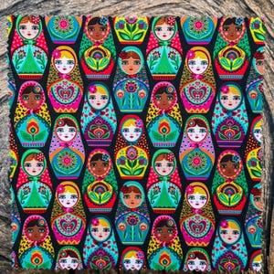 Ściereczka do czyszczenia soczewek Russian Dolls – ręcznie robiona w Hertfordshire, Anglia