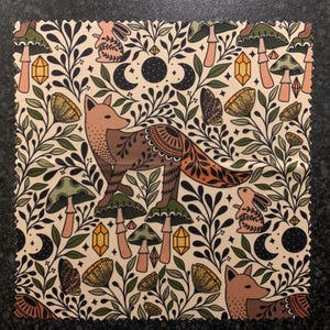 Ściereczka do czyszczenia soczewek Spirit Fox – ręcznie robiona w Hertfordshire, Anglia