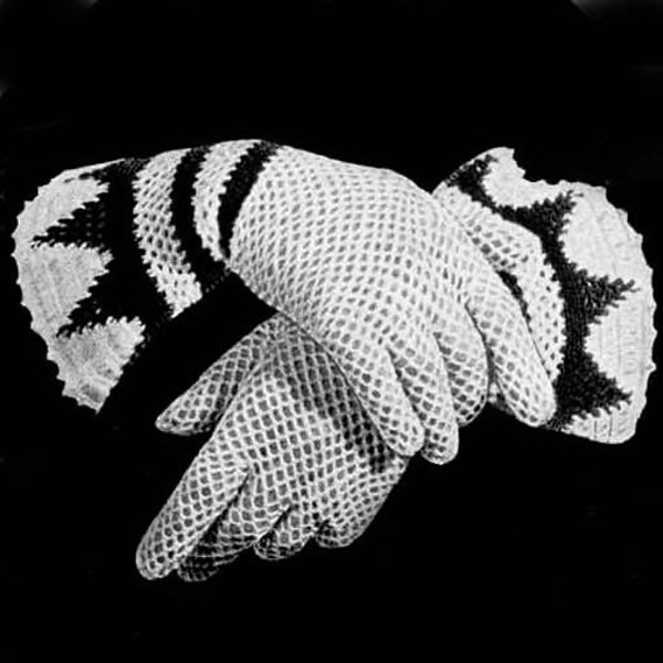 Vintage Crochet Mesh Gloves Pattern, Women's Crochet Gloves, Crochet Pattern Gloves, Vintage Gloves Crochet, Crochet Dress Gloves, Costume