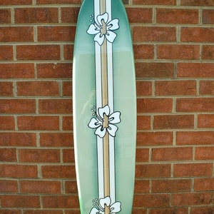 Surfboard wall art, surfboard wall hanging, beach decor