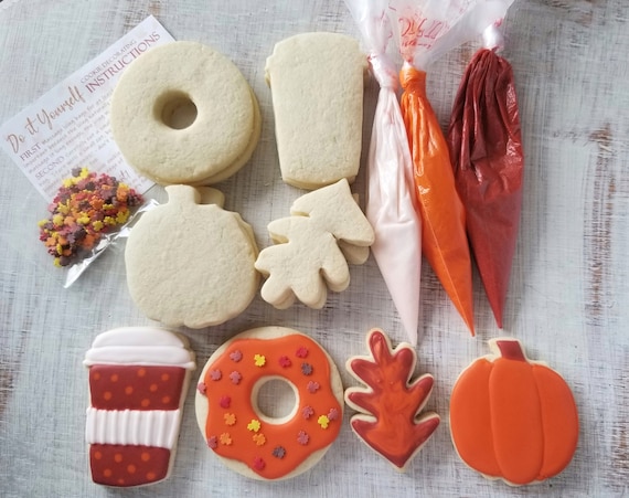 Fall Cookie Decorating KIT Demo link included