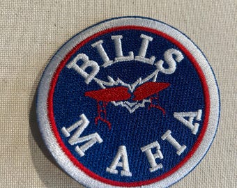 Buffalo Mafia Embroidered iron-on Patch