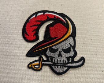 Skull Tampa Bay Bucaneers Patch