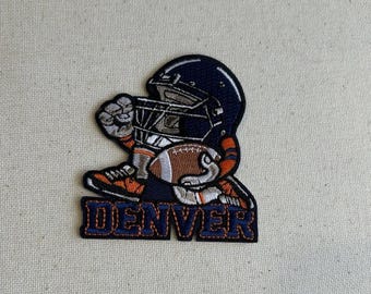 Broncos Embroidered Iron on Patch