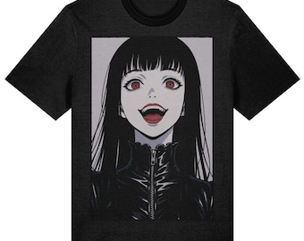 Vampire Smile T-Shirt – Gothic Anime Streetwear Unisex Tee