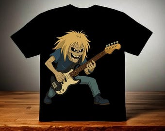 Iron Maiden Inspired – Studio Ghibli Style Print for T-Shirts & Apparel