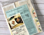 Vintage Better Homes and Gardens Needlepoint Kit, Imperial Pansy Pillow, Candamar Designs, 1970 39 s Crafting