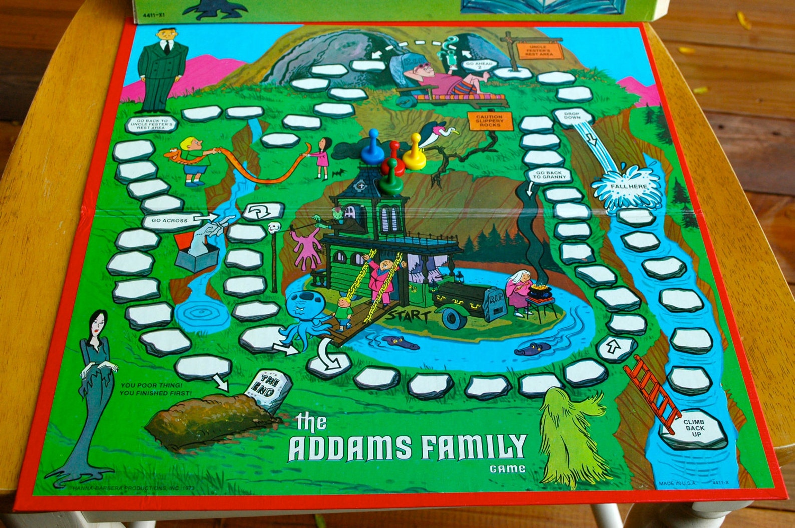 Vintage The Addams Family Board Game | Etsy