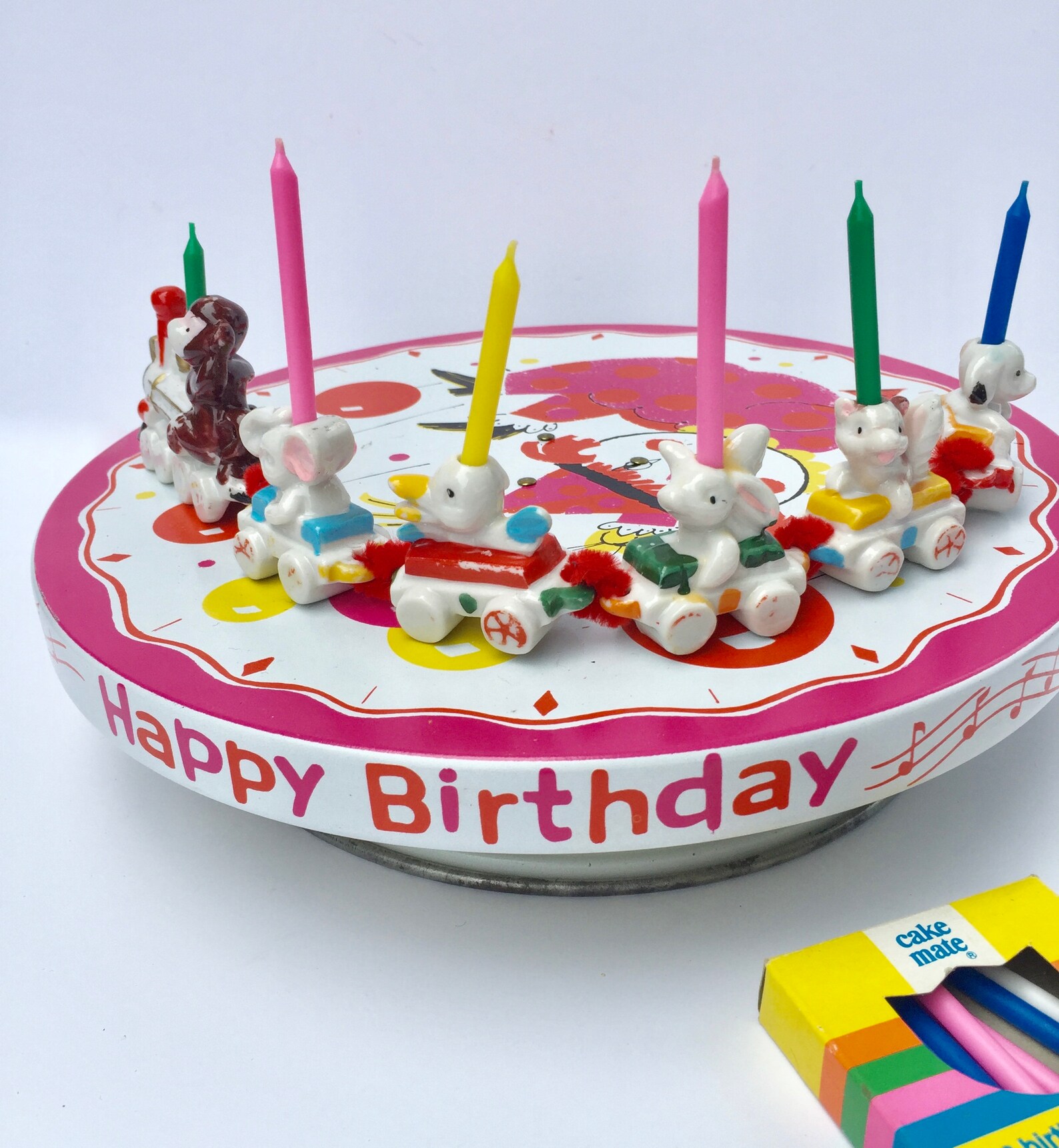 Vintage Birthday Candle Train Vintage Children's Etsy