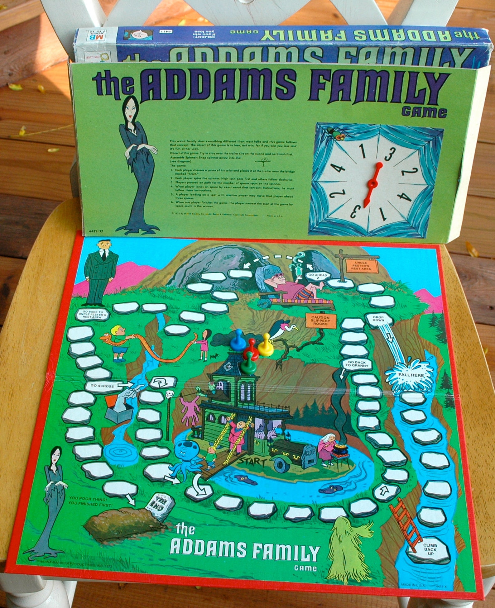 Vintage The Addams Family Board Game | Etsy