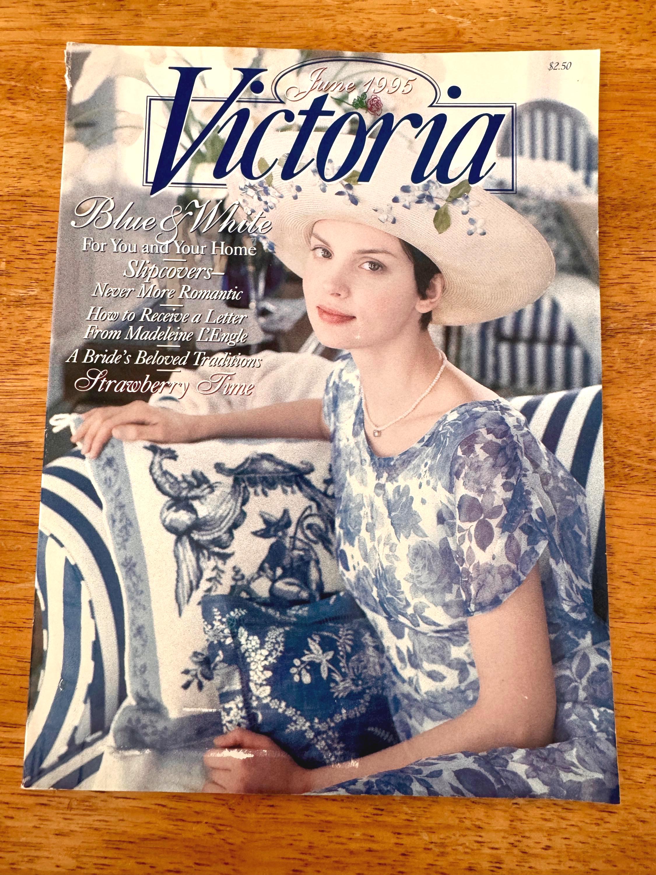 Victoria August 1995 洋雑誌 Victoria Magazine 1995 - Etsy