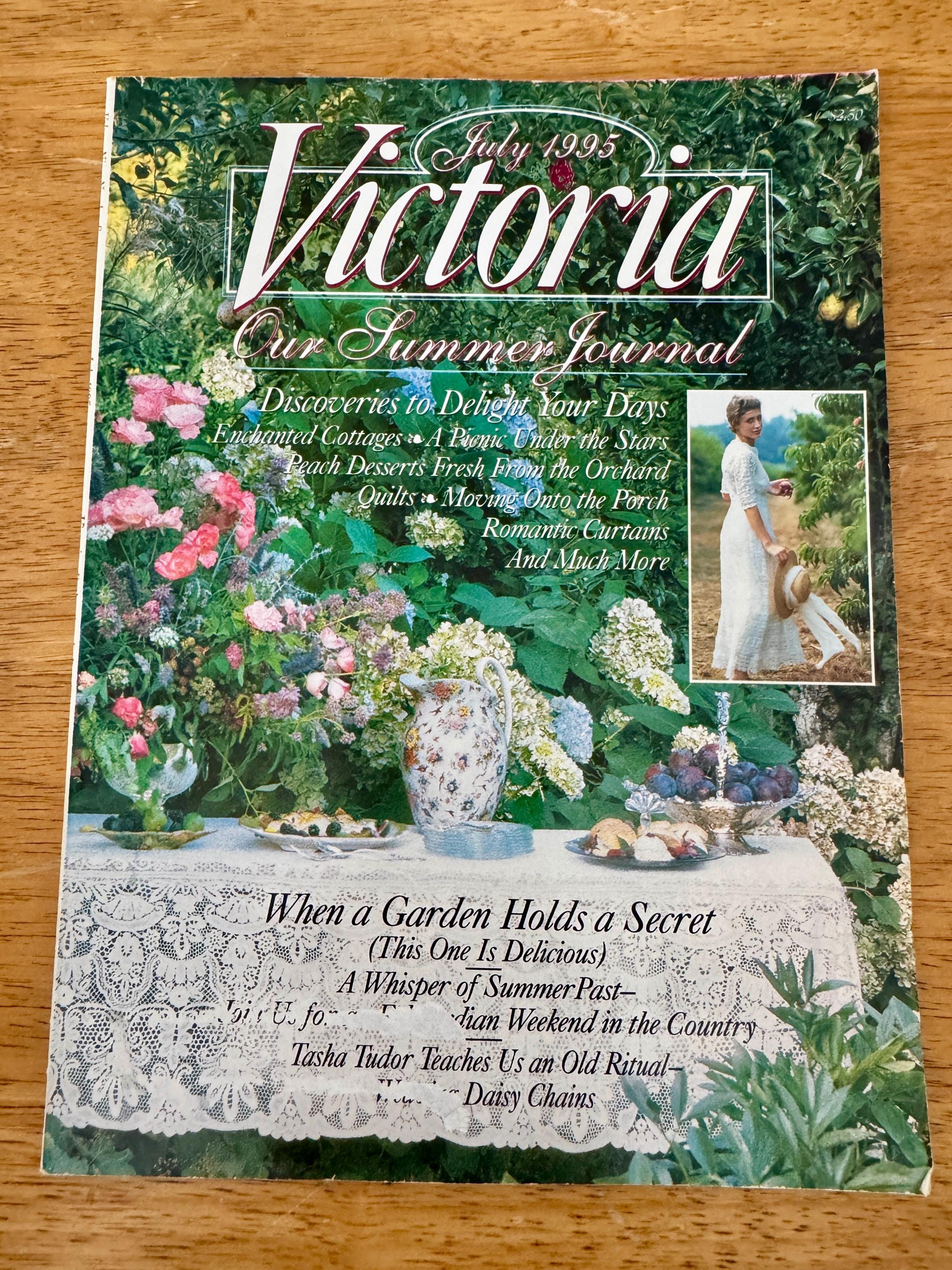 Victoria August 1995 洋雑誌 Victoria Magazine 1995 - Etsy