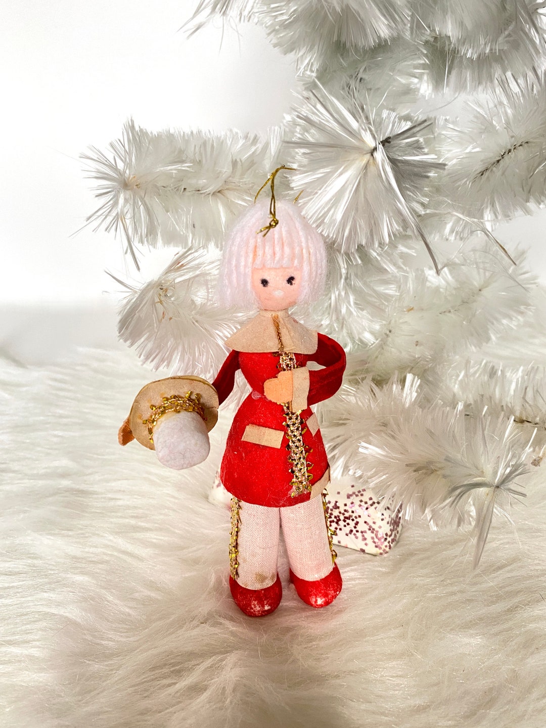 Vintage Christmas Ornament, Made in Japan Ornament, 1960s 70's Ornament