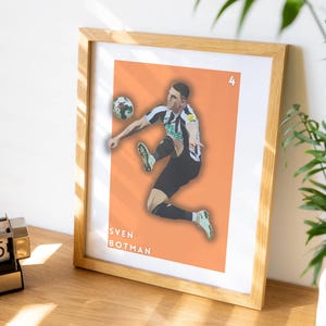 Sven Botman Digital Art | Newcastle United | Geordies | Toon Army