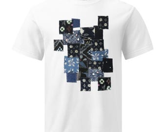 High-quality T-shirt "Boro Patchwork-001"