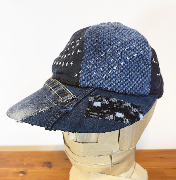 Patchwork Denim Baseball Cap - Blue Distressed Denim Patchwork Baseball Cap | Blue | Tommy Hilfiger main image 2