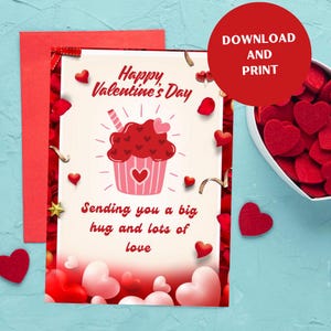 Sweet Valentine&#39;s Day Card for Boyfriend, Valentine Card for Girlfriend, Anniversary Card, Gift For Her, Gift For Him, Love Card