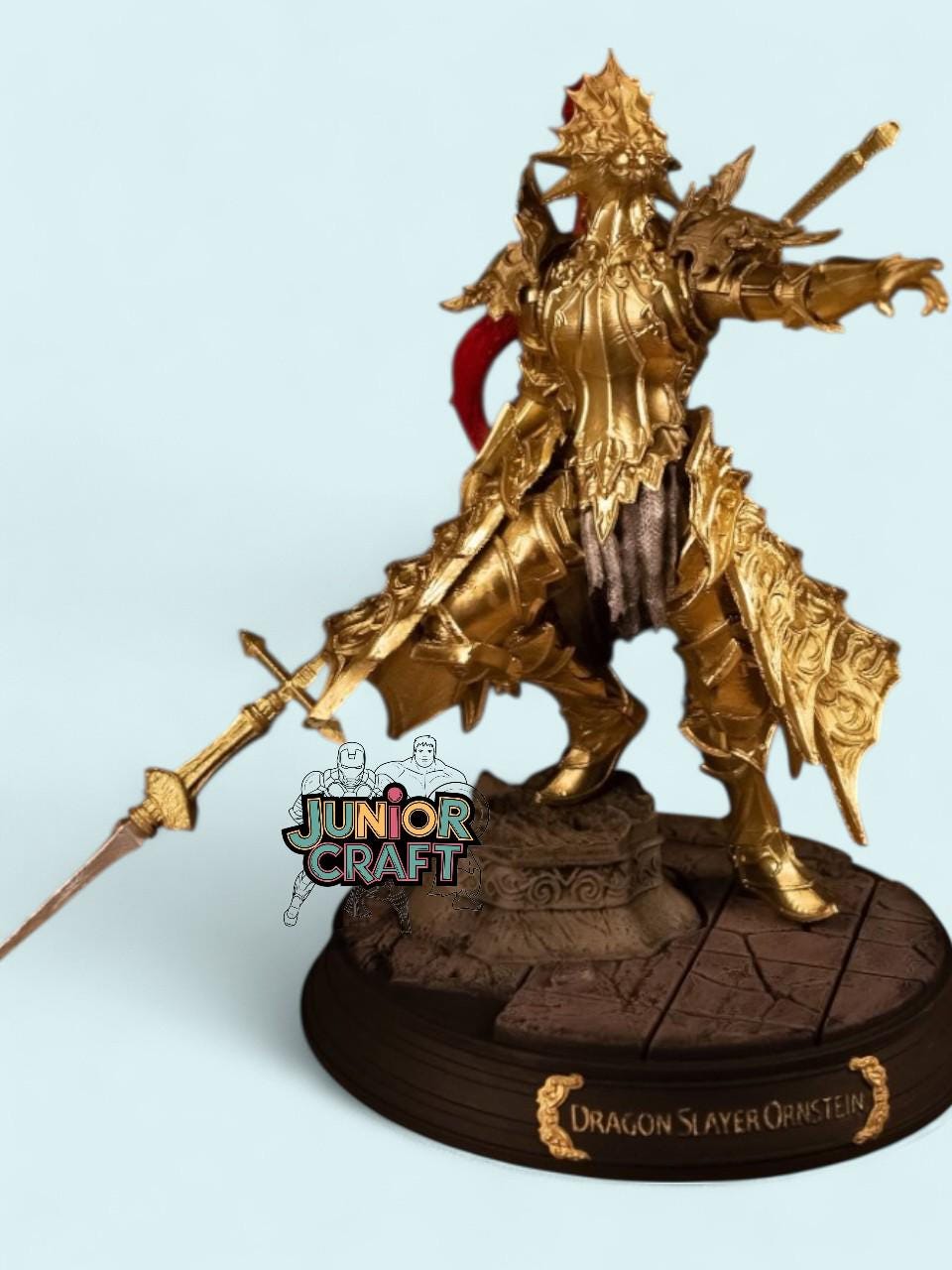 Dark Souls Figurines, Dragon Slayer Ornstein Statue, Dark Souls Boss Statue, Collectible figure, Video Games Gift,