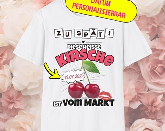 Stag party T-shirt with cherry design is no longer available (personalizable)