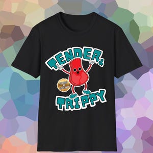 Camiseta tierna y psicodélica, regalo de carne de res, camiseta con pupilas altas, ojos abiertos, camiseta, éxtasis, zona de fiesta, festivales, drogas, druff, sus pastillas