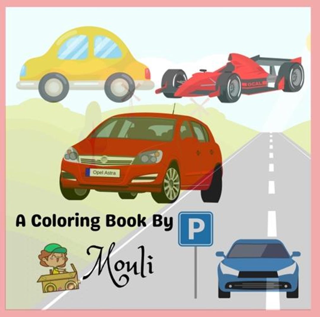Cars Coloring Book - Etsy