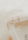 14K Gold Double Hoop Twist Earrings • Two Piercing Earring • Tiny Huggie Hoops • Minimal Spiral Earring • Double Cartilage or Helix Piercing