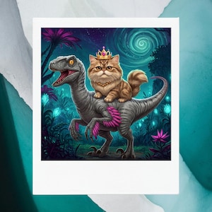 Princess Donut and Mongo Poster Fan Art - inspired by the Dungeon Crawler Carl series