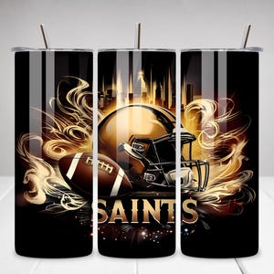 Saint 20oz Skinny Tumbler Wrap PNG, Sport 20oz Tumbler PNG, Mascot Sublimation Tumbler PNG Digital Download