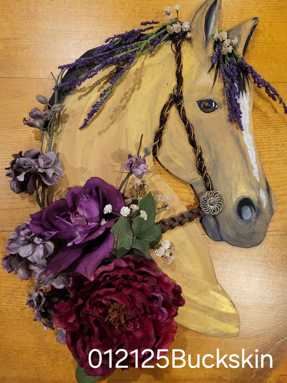 Original, unique custom horse wall hanging art. No two will be alike.