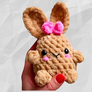 Knitting Pattern - bunny, PDF pattern, knitting pattern for toys, bunny knitting pattern.