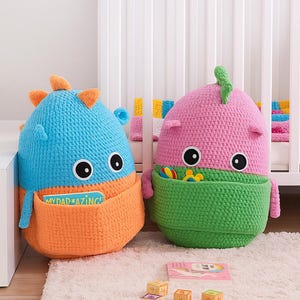 Crochet Cuddle Monster Knitting Pattern - PDF Animal Toy Pattern